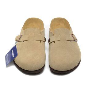 New Birkenstock Unisex Boston Soft Footbed Suede Leather Clog